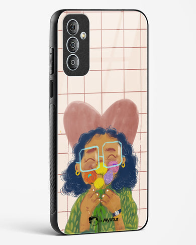 Floral Joy [doodleodrama] Glass Case Phone Cover (Samsung)