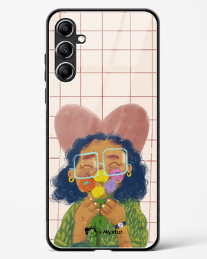 Floral Joy [doodleodrama] Glass Case Phone Cover (Samsung)