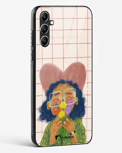 Floral Joy [doodleodrama] Glass Case Phone Cover (Samsung)