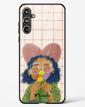 Floral Joy [doodleodrama] Glass Case Phone Cover (Samsung)