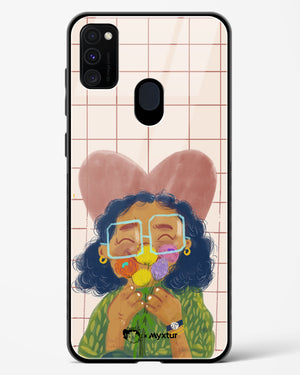 Floral Joy [doodleodrama] Glass Case Phone Cover (Samsung)