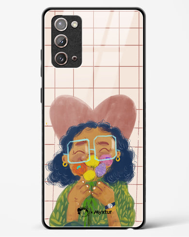 Floral Joy [doodleodrama] Glass Case Phone Cover (Samsung)