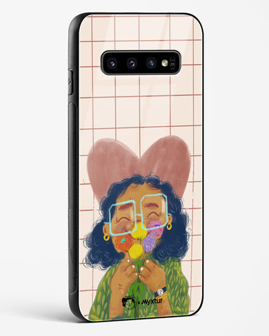 Floral Joy [doodleodrama] Glass Case Phone Cover (Samsung)