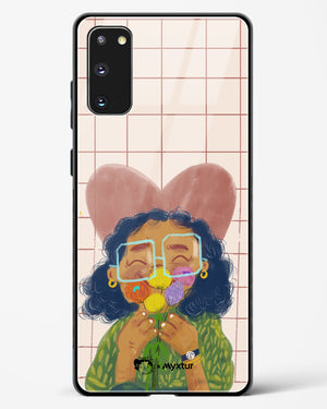 Floral Joy [doodleodrama] Glass Case Phone Cover (Samsung)