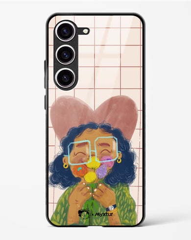 Floral Joy [doodleodrama] Glass Case Phone Cover (Samsung)