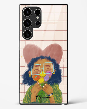 Floral Joy [doodleodrama] Glass Case Phone Cover (Samsung)