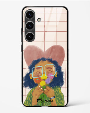 Floral Joy [doodleodrama] Glass Case Phone Cover (Samsung)