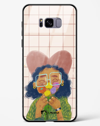 Floral Joy [doodleodrama] Glass Case Phone Cover (Samsung)