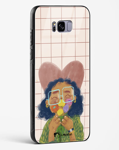 Floral Joy [doodleodrama] Glass Case Phone Cover (Samsung)