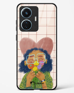 Floral Joy [doodleodrama] Glass Case Phone Cover (Vivo)