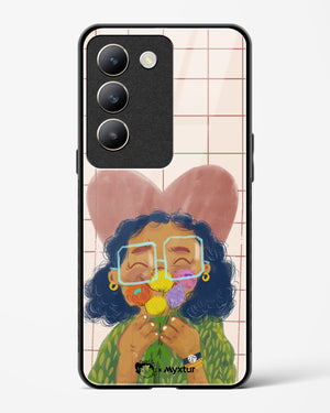 Floral Joy [doodleodrama] Glass Case Phone Cover (Vivo)