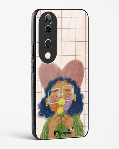 Floral Joy [doodleodrama] Glass Case Phone Cover (Vivo)