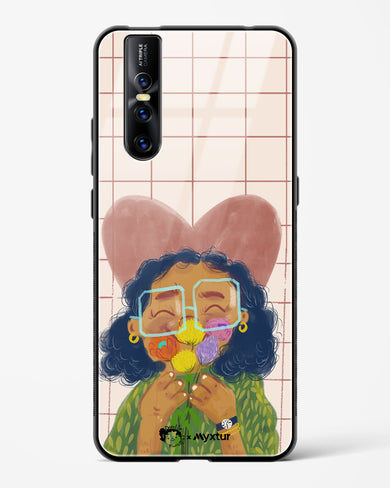 Floral Joy [doodleodrama] Glass Case Phone Cover (Vivo)