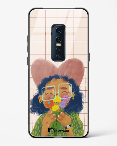 Floral Joy [doodleodrama] Glass Case Phone Cover (Vivo)