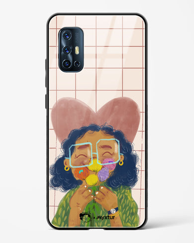 Floral Joy [doodleodrama] Glass Case Phone Cover (Vivo)