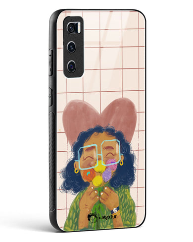 Floral Joy [doodleodrama] Glass Case Phone Cover (Vivo)