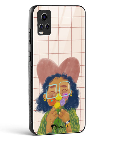 Floral Joy [doodleodrama] Glass Case Phone Cover (Vivo)