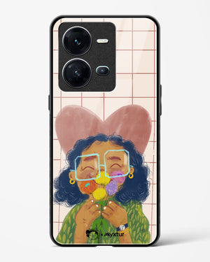 Floral Joy [doodleodrama] Glass Case Phone Cover (Vivo)