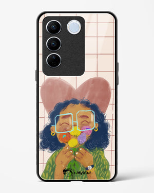 Floral Joy [doodleodrama] Glass Case Phone Cover (Vivo)