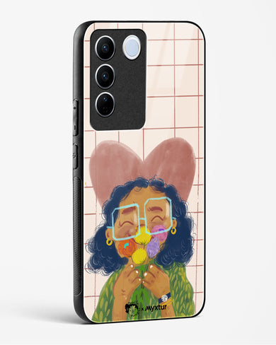 Floral Joy [doodleodrama] Glass Case Phone Cover (Vivo)
