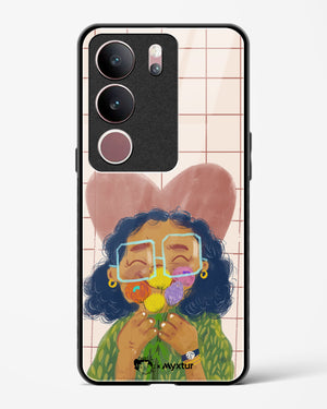 Floral Joy [doodleodrama] Glass Case Phone Cover (Vivo)