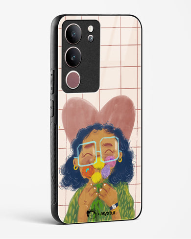 Floral Joy [doodleodrama] Glass Case Phone Cover (Vivo)