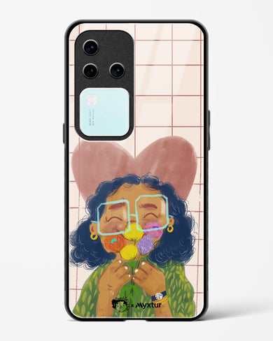 Floral Joy [doodleodrama] Glass Case Phone Cover (Vivo)