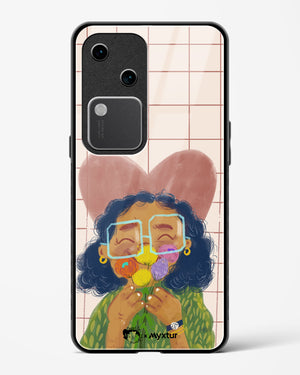 Floral Joy [doodleodrama] Glass Case Phone Cover (Vivo)