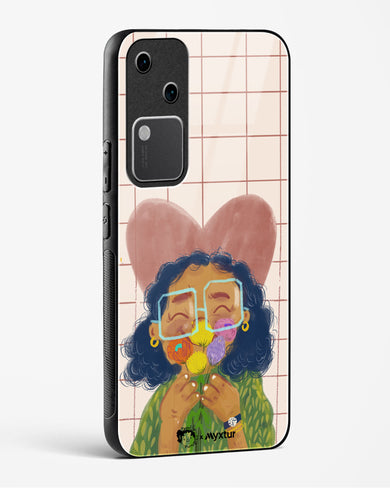 Floral Joy [doodleodrama] Glass Case Phone Cover (Vivo)