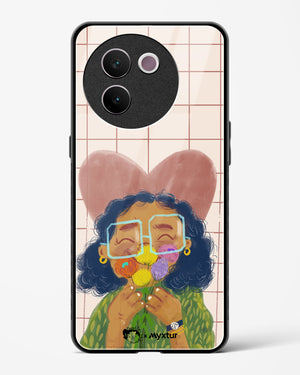 Floral Joy [doodleodrama] Glass Case Phone Cover (Vivo)
