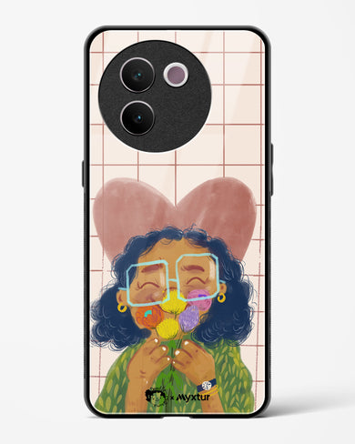 Floral Joy [doodleodrama] Glass Case Phone Cover (Vivo)