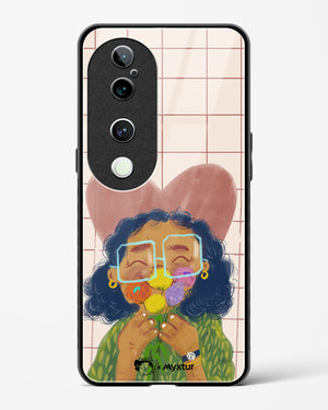 Floral Joy [doodleodrama] Glass Case Phone Cover (Vivo)