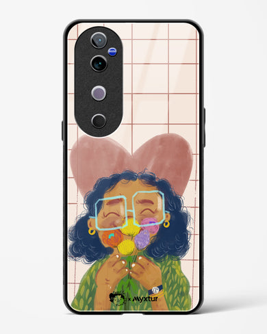 Floral Joy [doodleodrama] Glass Case Phone Cover (Vivo)