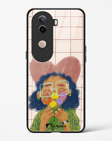 Floral Joy [doodleodrama] Glass Case Phone Cover (Vivo)