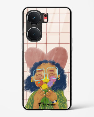 Floral Joy [doodleodrama] Glass Case Phone Cover (Vivo)