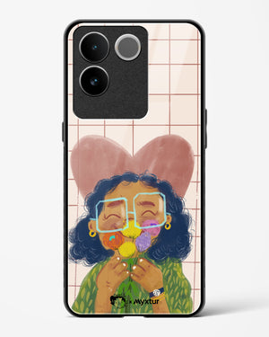 Floral Joy [doodleodrama] Glass Case Phone Cover (Vivo)