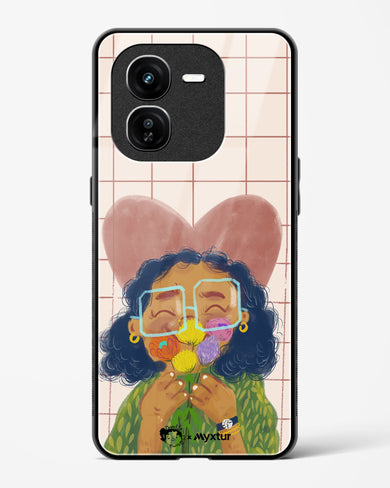 Floral Joy [doodleodrama] Glass Case Phone Cover (Vivo)