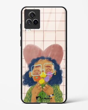 Floral Joy [doodleodrama] Glass Case Phone Cover (Vivo)