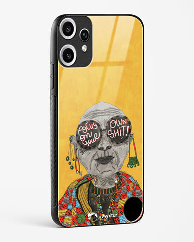Focus [doodleodrama] Glass Case Phone Cover (Nothing)