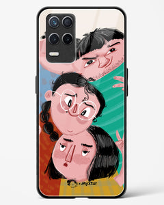 Fam Unity [Doodle Drama] Glass Case Phone Cover (Realme)