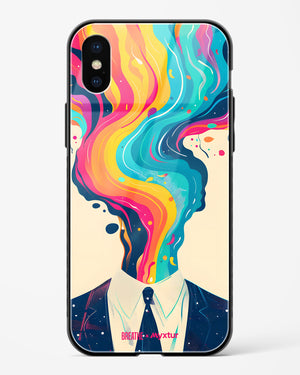 Colour Cascade [BREATHE] Glass Case Phone Cover (Apple)