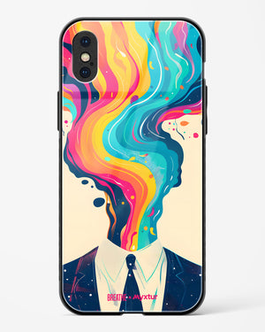 Colour Cascade [BREATHE] Glass Case Phone Cover (Apple)