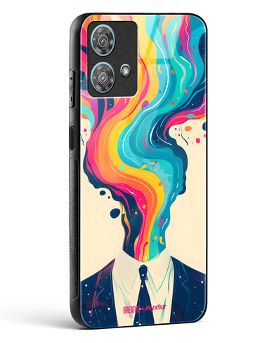 Colour Cascade [BREATHE] Glass Case Phone Cover (Motorola)
