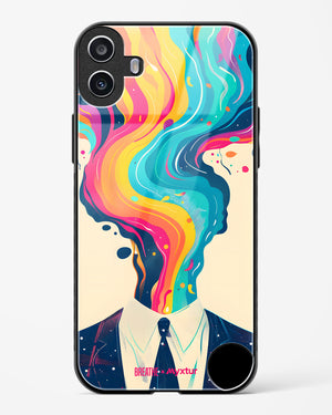 Colour Cascade [BREATHE] Glass Case Phone Cover (Nothing)