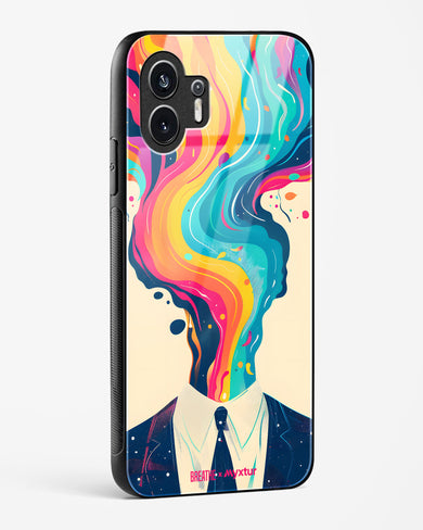 Colour Cascade [BREATHE] Glass Case Phone Cover (Nothing)