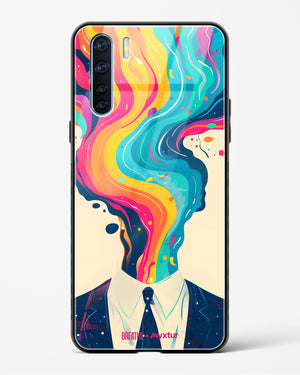 Colour Cascade [BREATHE] Glass Case Phone Cover (Oppo)