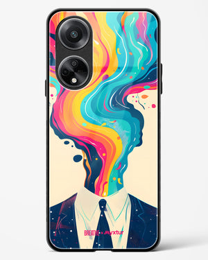 Colour Cascade [BREATHE] Glass Case Phone Cover (Oppo)