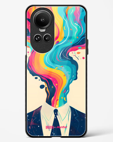 Colour Cascade [BREATHE] Glass Case Phone Cover (Oppo)