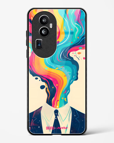 Colour Cascade [BREATHE] Glass Case Phone Cover (Oppo)