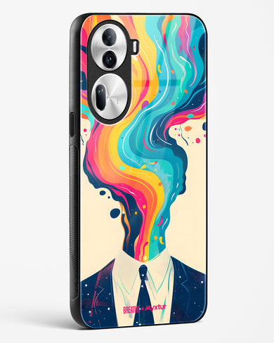 Colour Cascade [BREATHE] Glass Case Phone Cover (Oppo)